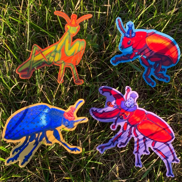 Party Bug Stickers