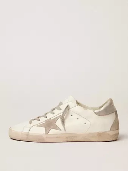 Ecru-weiße Skate-Sneakers für Damen runde Zehenpartie flache Freizeitschuhe