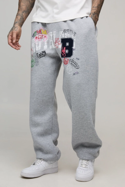 Tall B Applique Print Baggy Jogger