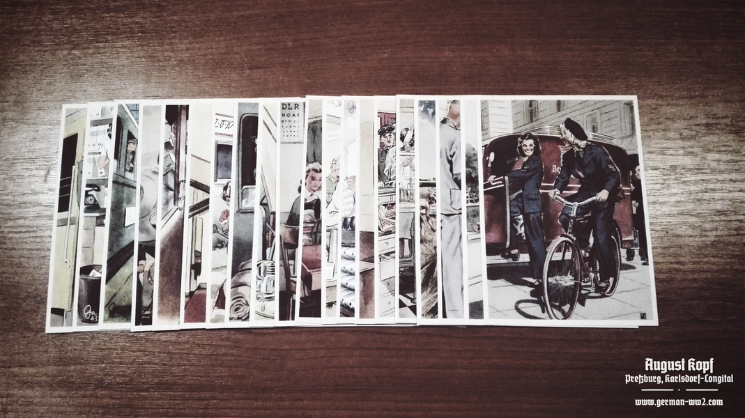 German Postcards set #12