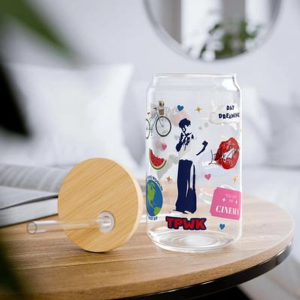 Harry Styles Harry's House Sipper Glass Tumbler Cup, 16oz