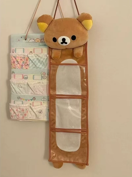 Kawaii Wall Hanging Storage Bag Cartoon Bear Door Hanging Bag Large Capacity Sundries Storage Bag Gifts Hanging Storage Bag - AliExpress 15