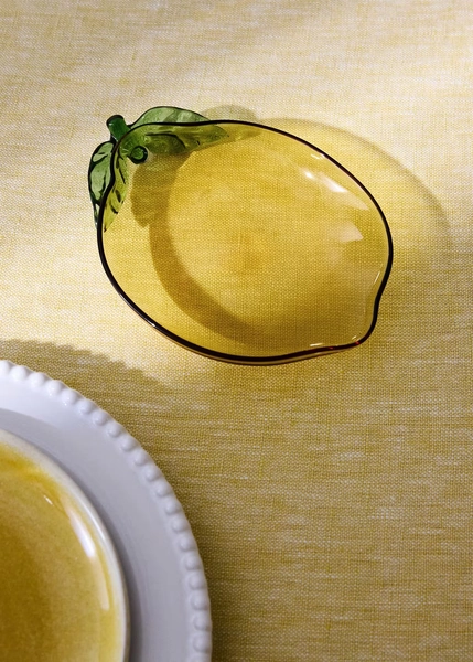 Plato pan borosilicato limón - Home | MANGO España (Península y Baleares)