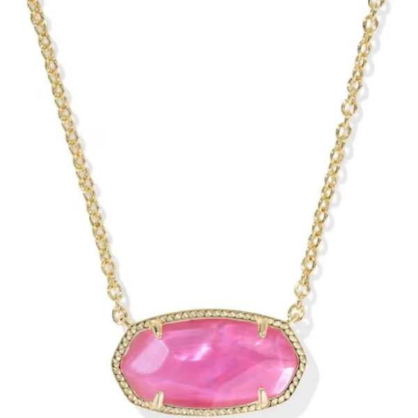 Kendra Scott Elisa Statement Necklace Azalea Pink