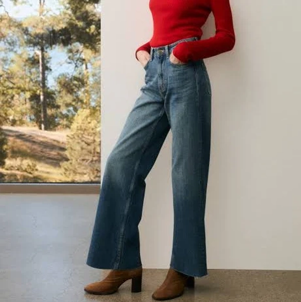 H&M Ladies Wide High Jeans