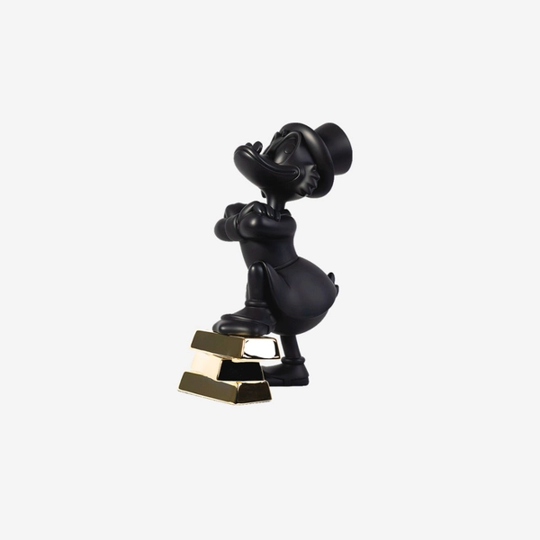 PICSOU LINGOTS - NOIR MAT & CHROME OR  - SMALL