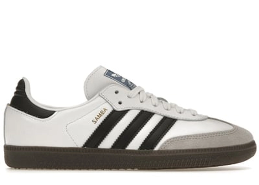  Adidas Samba OG Sneakers in Cloud White/Core Black/Clear Granite