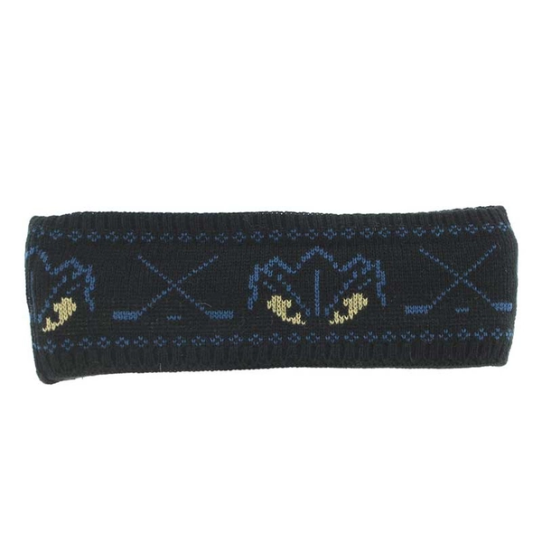 Bessie Black Monsters Eyes Knit Headband