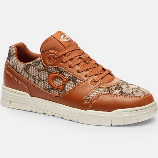 Coach Men's Soho Crystal Signature Jacquard Low-Top Sneakers