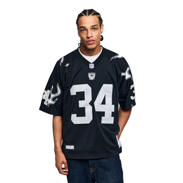 Unisex Los Angeles Raiders Bo Jackson Mitchell & Ness x Golf Wang Black 1988 Legacy Fashion Jersey