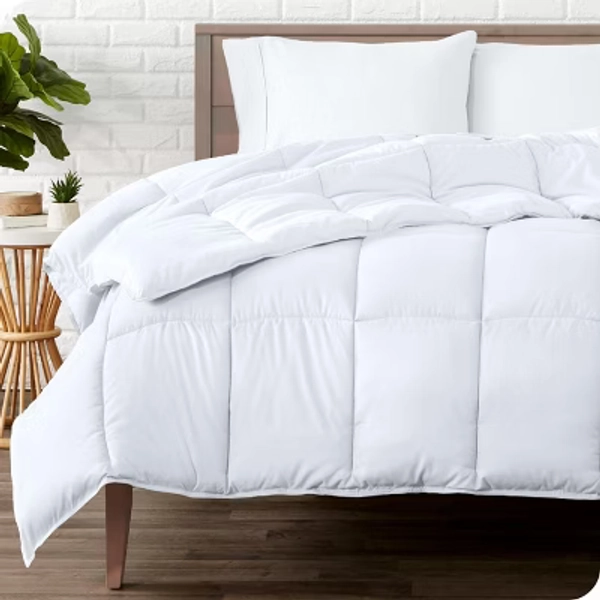 All-Season Easy Care Comforter Duvet Insert by Bare Home - Twin/Twin XL, White