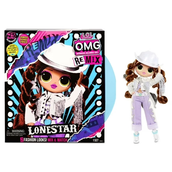 LOL Surprise! OMG Remix Lonestar Fashion Doll 25 Surprises