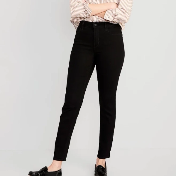 Old Navy Women's High-Waisted Wow Straight Ankle Jeans