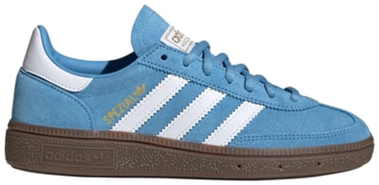 adidas Kids' Grade School Handball Spezial Shoes, Size 4.5, White/Blue