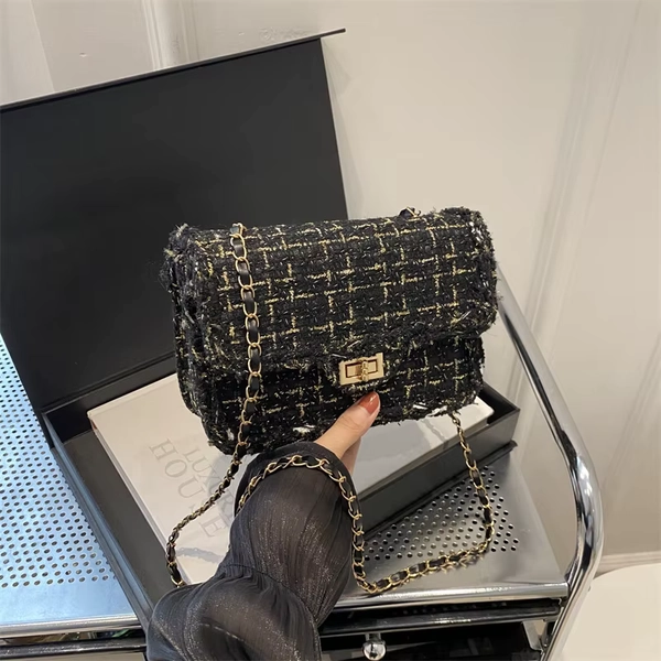 Street Style Chain Crossbody Bag Women's Commuter Bag Small Square Bag Vintage Simple Single Shoulder Slant Bag - AliExpress 1524
