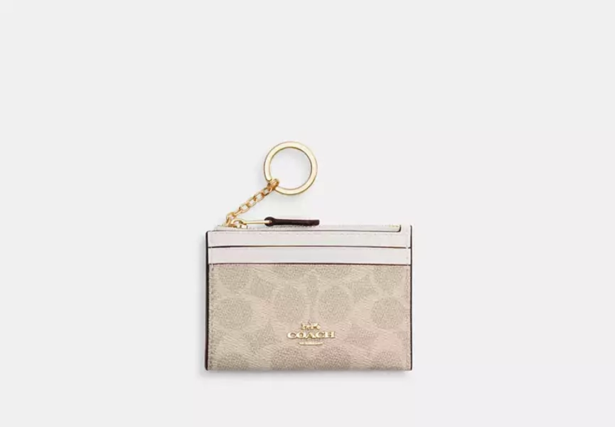 Mini Skinny Id Case In Signature Canvas