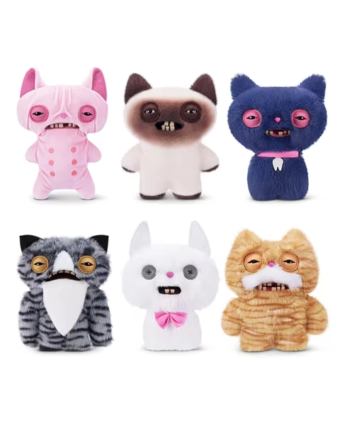 23cm Zuru Fuggler Alley Cats Plush Toy - Assorted - Assorted - One Size