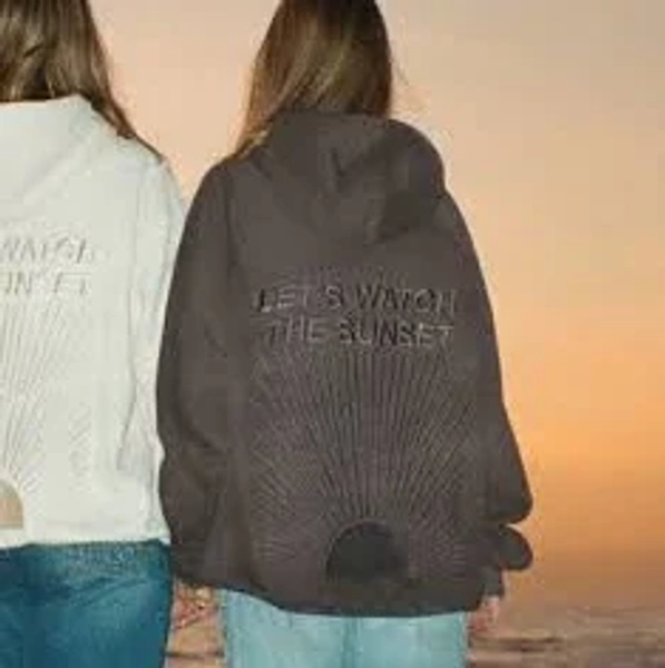 Yin+Yang Let's Watch The Sunset Oversized Lux Hoodie