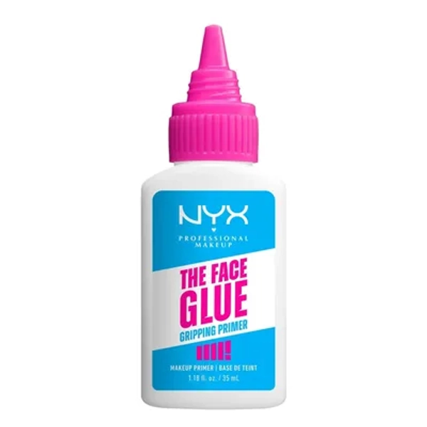 NYX Professional Makeup The Face Glue Face Primer - 1.18 fl oz: Vegan, Cream, Finish