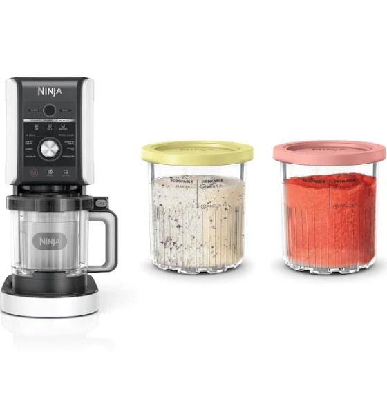 Ninja CREAMi Max, 9-in-1 Ice Cream & Frozen Treat Maker + Pints Bundle