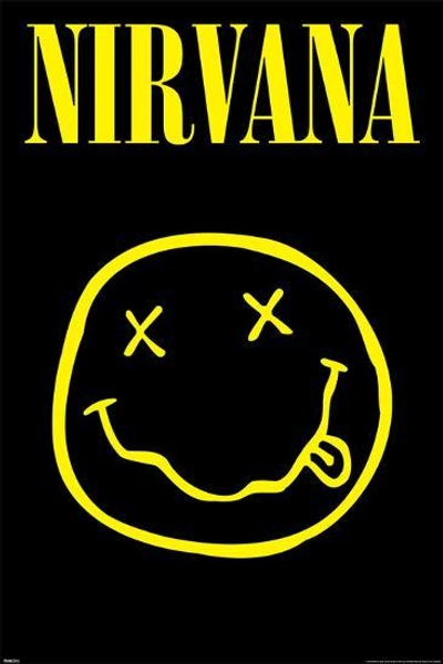 Nirvana - Smiley Logo Print  | AllPosters.com
