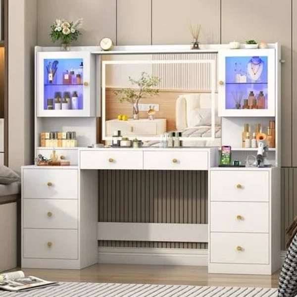 Chvans 62'' Large Vanity Desk