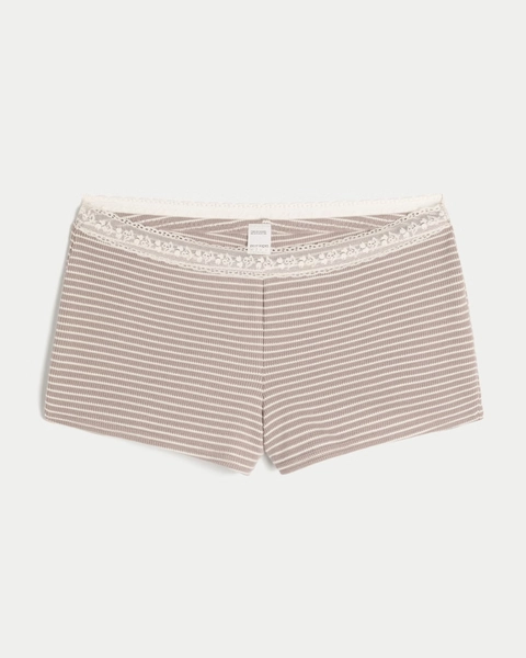 Gilly Hicks Waffle Lace Shortie Shorts