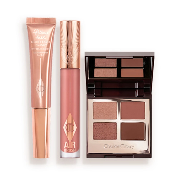 PILLOW TALK EYES & CHEEKS & AIRBRUSH FLAWLESS LIPS KIT - LIMITED TIME OFFER