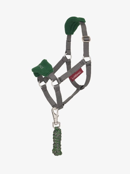 Hobby Horse Vogue Halter & Leadrope Hunter Green One Size