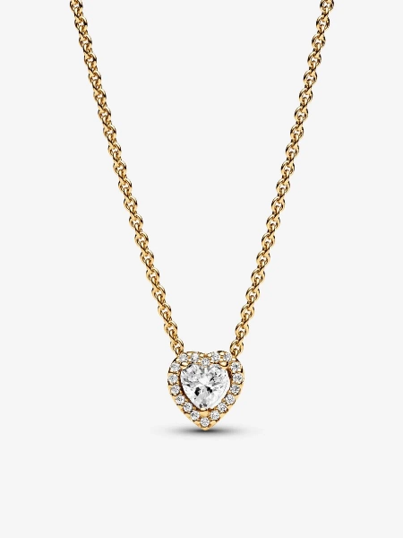 Sparkling Heart Collier Necklace