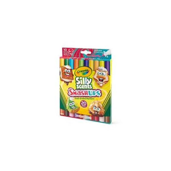 Crayola 10pk Silly Scent Smashup Dual Ended Washable Art Markers