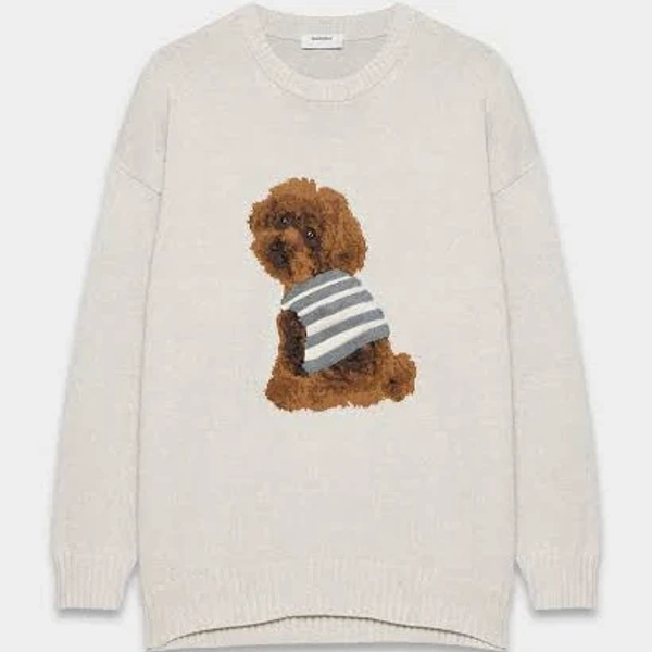 Sunday Best Women's Cotton Charm Peggy Icon Sweater in Hthr Light Grey/George | Small | Cotton/Cashmere