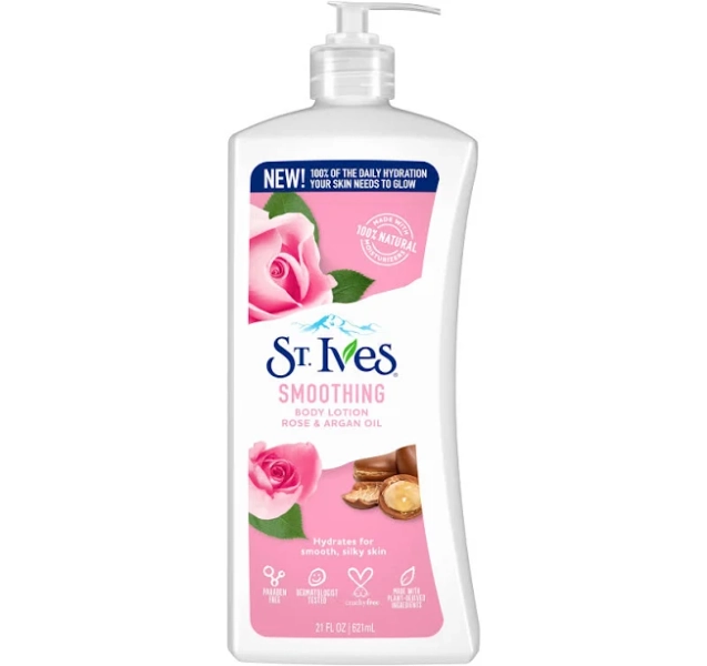 St. Ives Smoothing Body Lotion Rose & Argan Oil