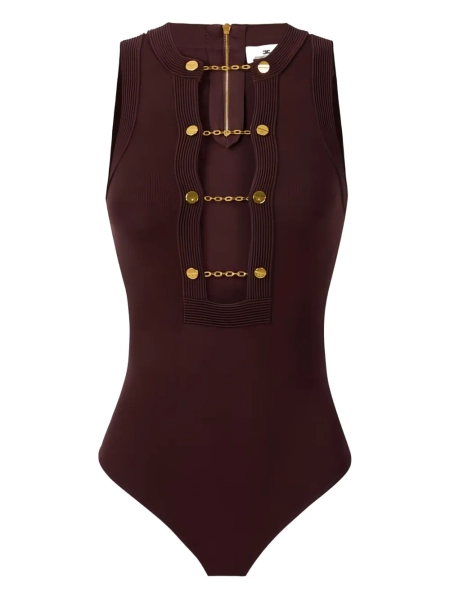 Elisabetta Franchi body à détail de chaîne | 42