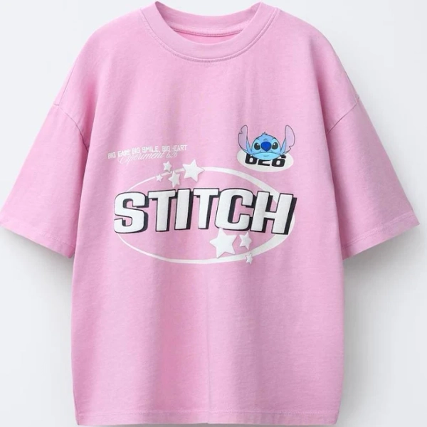Zara Kids Lilo & Stitch Disney Stars T-Shirt