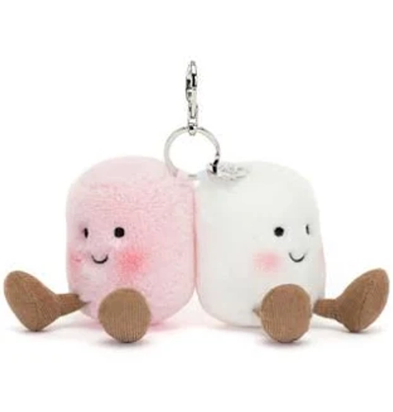 Jellycat Amuseables Pair of Marshmallows Bag Charm