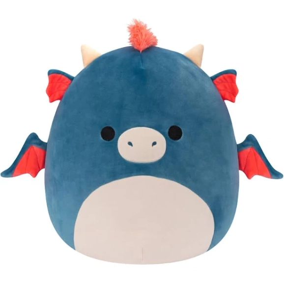 Squishmallows Carin Blue Dragon Plush