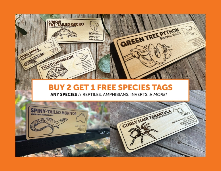 Custom Zoological Species Sign