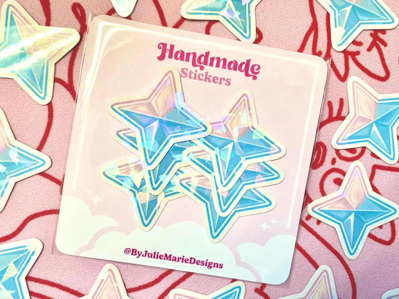 Genshin Impact Primogem Sticker Pack | Set of 6 | [Fan-Merch]