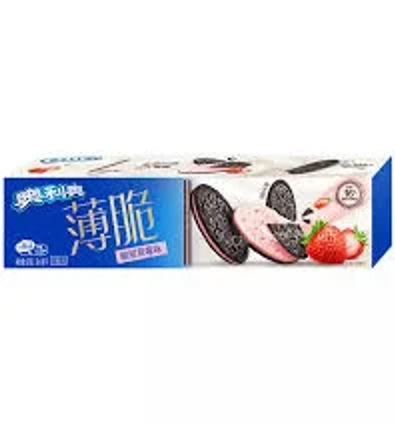 OREO Crispy Thin Biscuits Strawberry Flavor