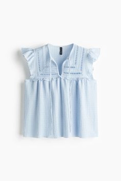 Textured Jersey Top