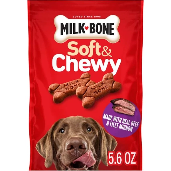Milk-Bone Soft & Chewy Beef & Filet Mignon Dog Treats