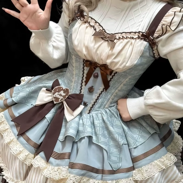 Y2k Japan Style Kawaii Lolita Slim Dress 2000s Harajuku Vintage Sweet Short Party Dress Cosplay Lace Plaid Patchwork Strap Dress - AliExpress 200000345
