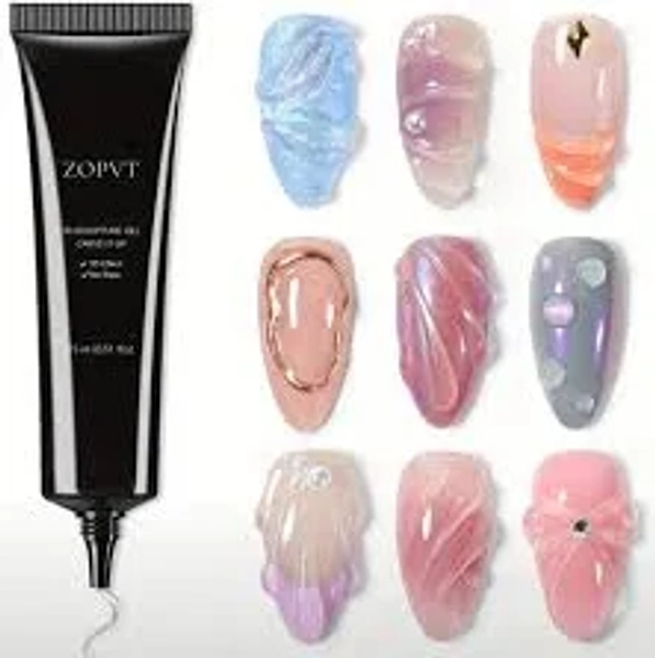 3D Nail Art Modeling Gel