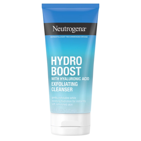 Neutrogena Hydro Boost Gentle Exfoliating Face Scrub, Facial Cleanser, 5 oz
