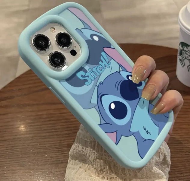 Stitch Phone case Iphone 11-15 ProMax