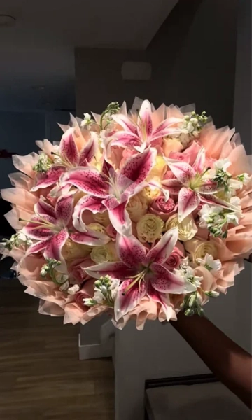 Un bouquet de lys 