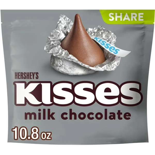 Hershey's Kisses Milk Chocolate Candy, Share Pack 10.8 oz