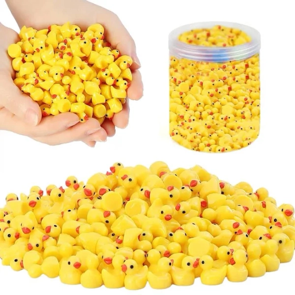 Luminous Mini Resin Ducks