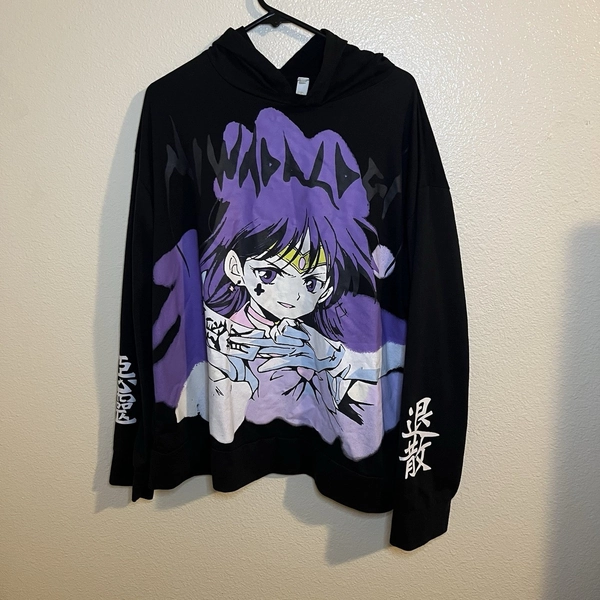 Sailor Mars from the anime Sailor Moon Hoodie Size XL